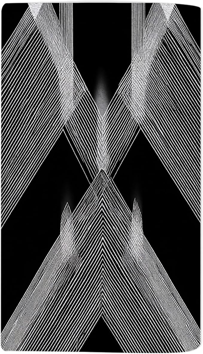 Black Grey White Stripe
