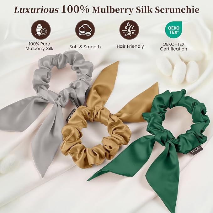 3pcs M-green/metallic gold/grey