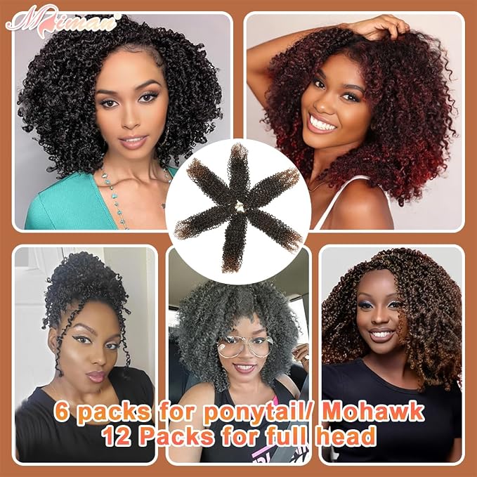 Yanky Twist Crochet Hair-Ombre Brown