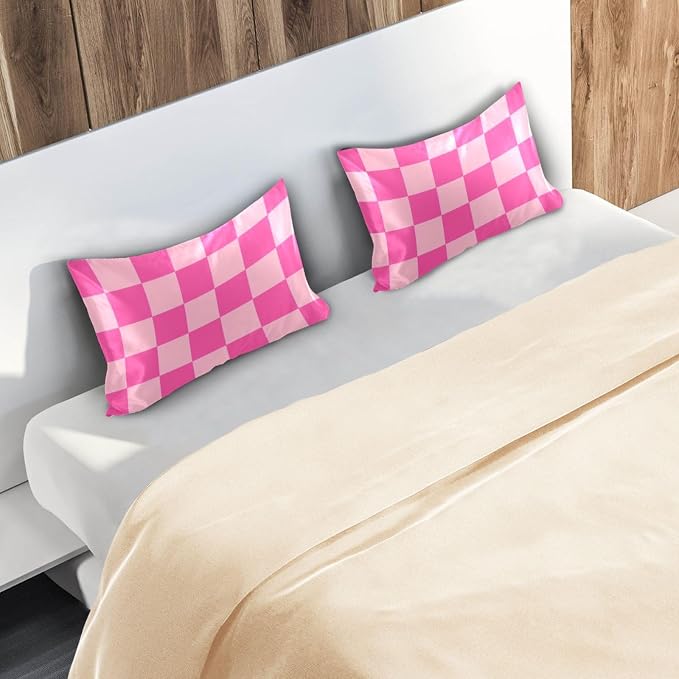 Hot Pink Checkerd