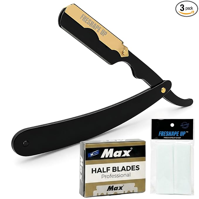 Black & Gold Razor Holde