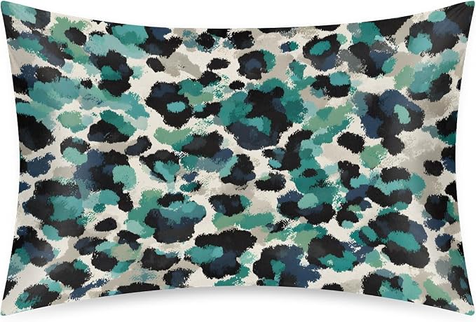 Abstract Turquoise Leopard