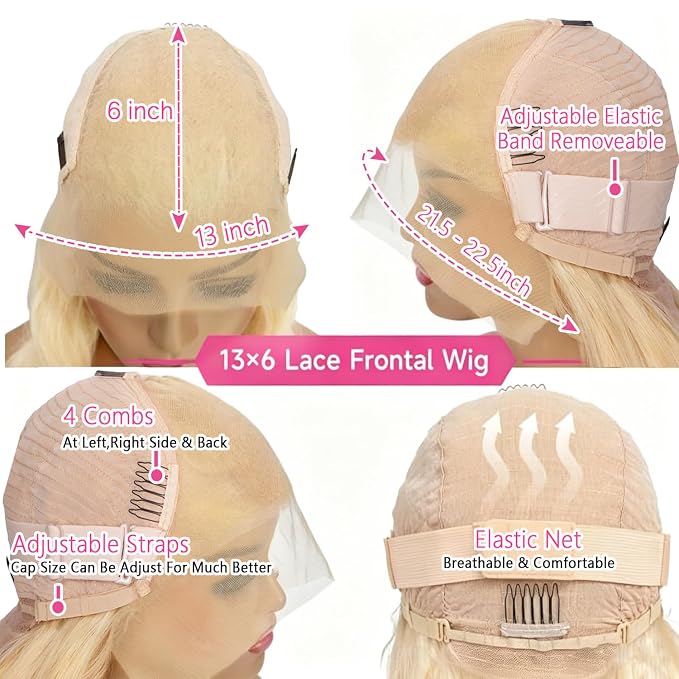 Blonde Wig Human Hair