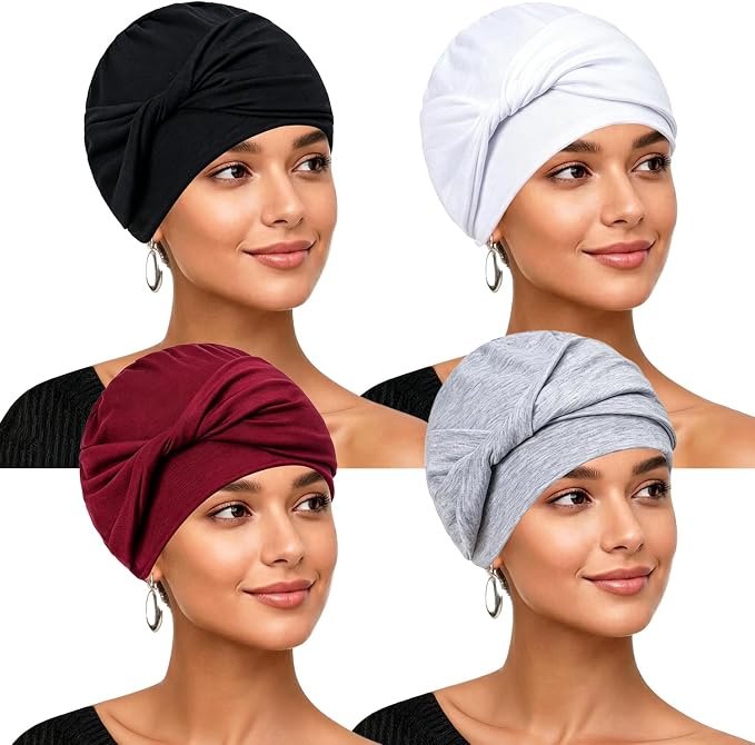Solid Color Twist Style；black，white，grey，red