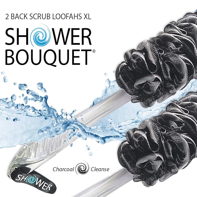 Charcoal Black Back-scrubbers