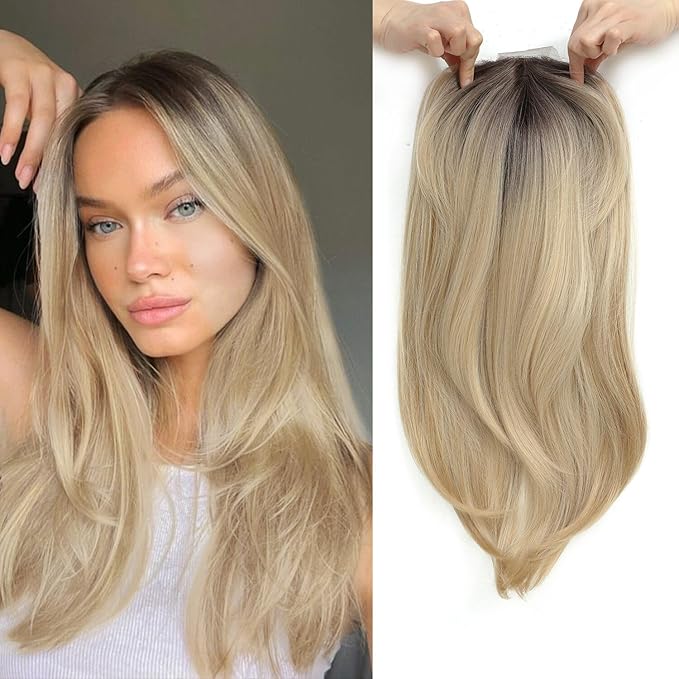 Ombre Blonde with Dark Root