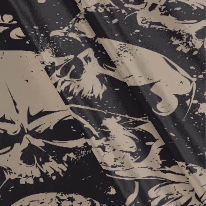C Skull Goth Vintage Grey