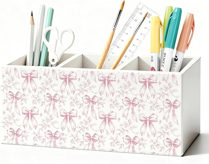 02-Pink Bow Pen Holder(2)