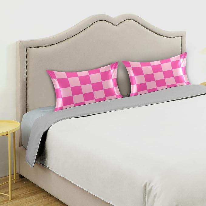 Hot Pink Checkerd
