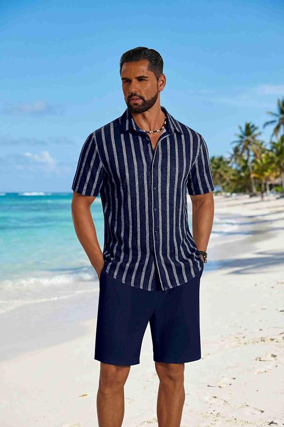 Dark Blue Stripe
