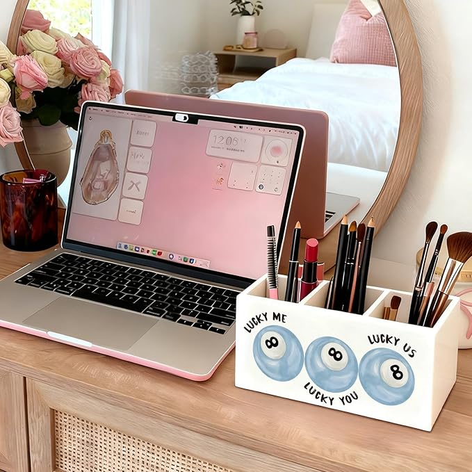 03-Light Blue Pen Pencil Holder