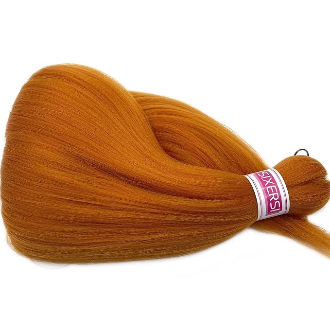 Burnt Orange Braiding Hair