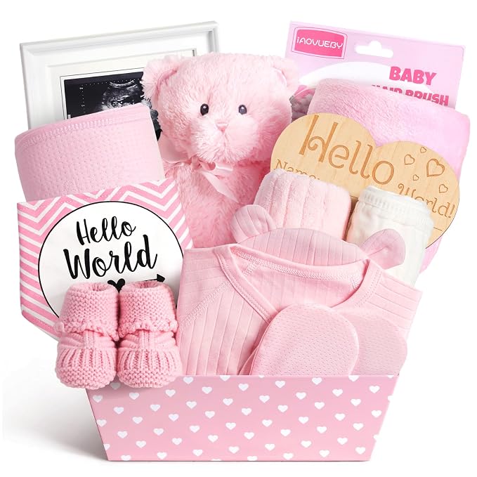 Bear Baby Gift Set Pink