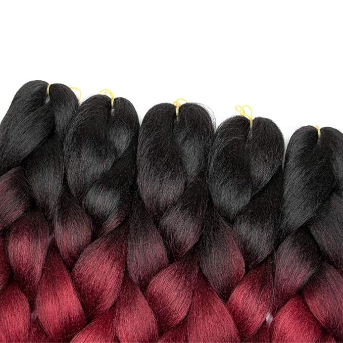 Black/Burgundy/Red 5 pcs