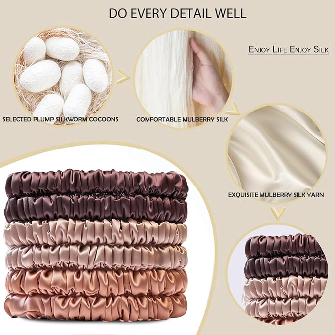 6PCS(Bean Paste, Rose Gold, Rubber Red)