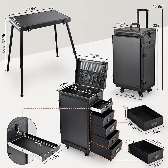 Black With Table