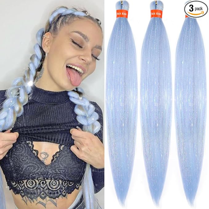 babyblue with tinsel