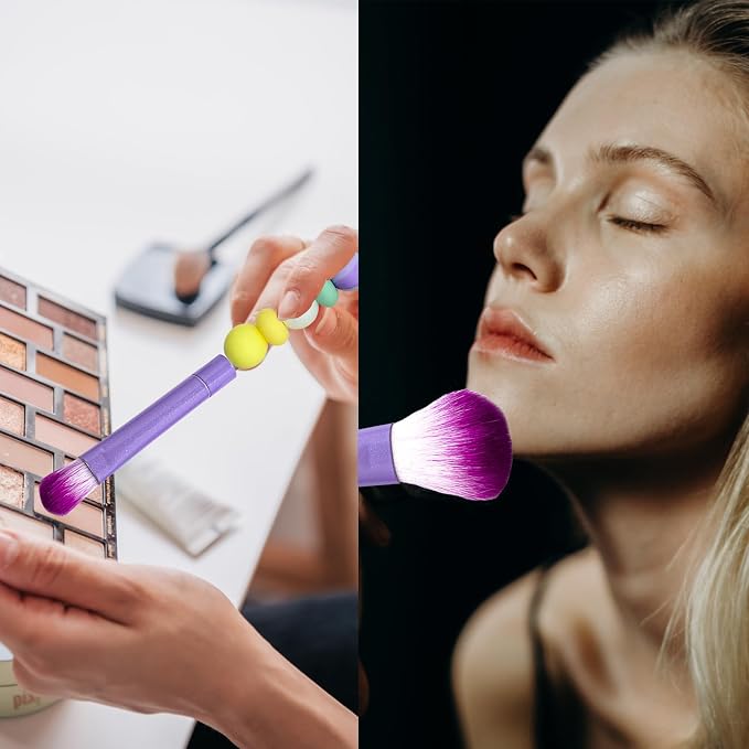 purple brush set