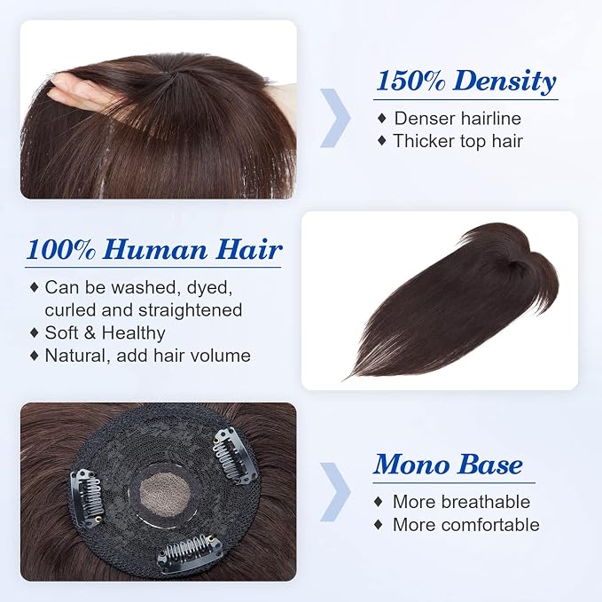 With bangs-Dark Brown #2