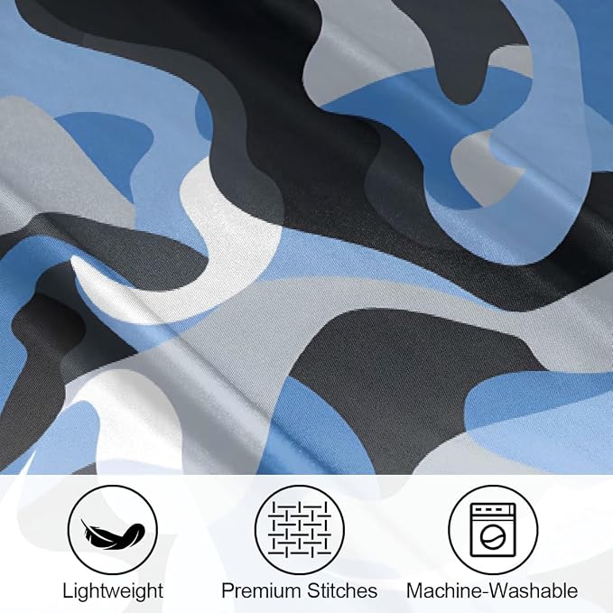 Blue Grey Camouflage
