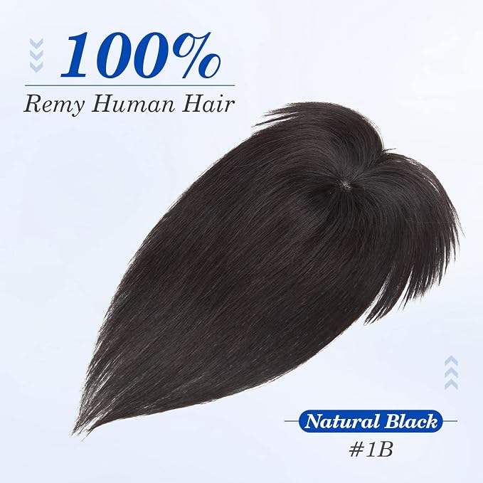 With bangs-Natural Black #1B