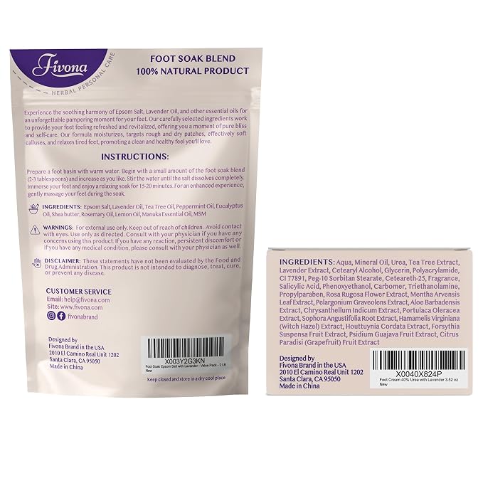 4 in 1 Foot Care Kit | Lavender