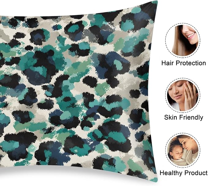 Abstract Turquoise Leopard