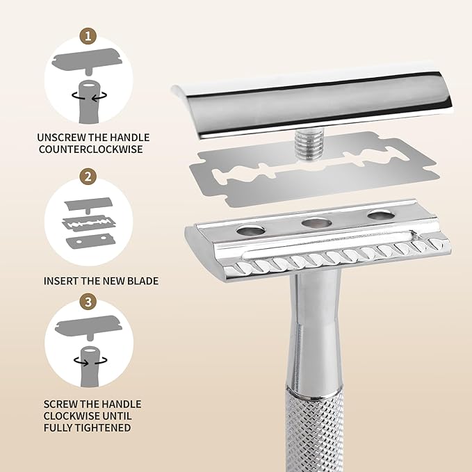 3-Piece Razor (Silver)