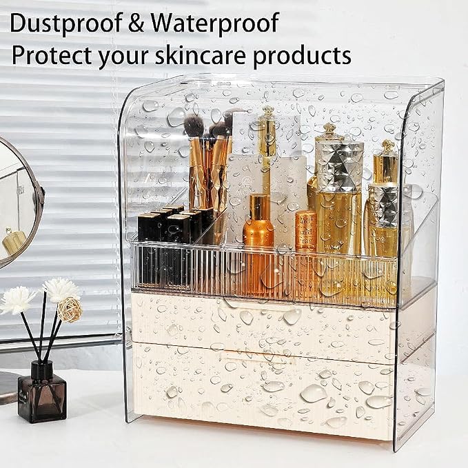 Large Cream+Brush Holder
