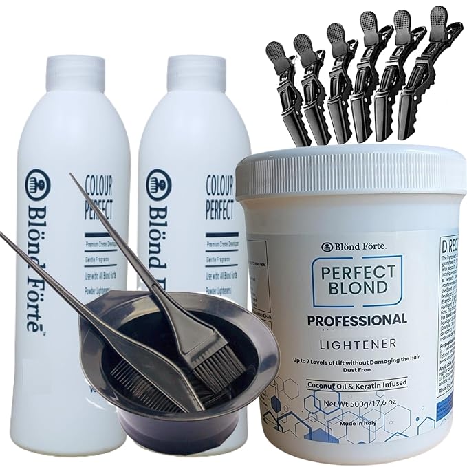 Blue powder + 20 Volume Developer Kit