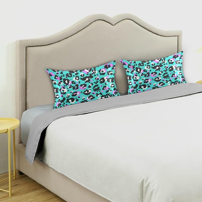 Blue Leopard Print