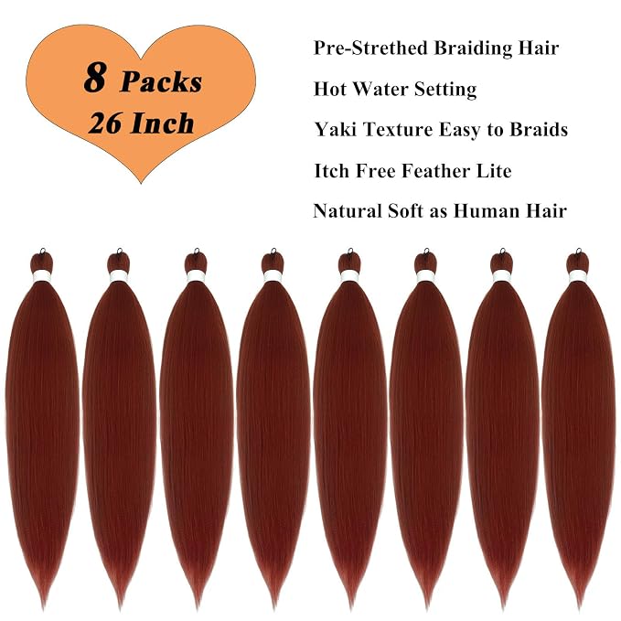 350 Braiding Hair 8 Packs