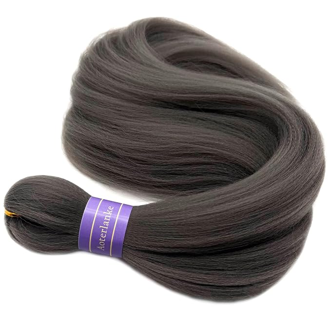 Gray Braiding Hair Pre Stretched