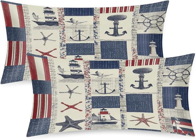 Patchwork Nautical Compass