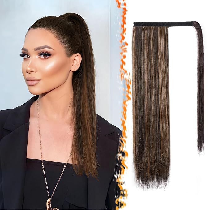 Dark Brown with Auburn Highlights