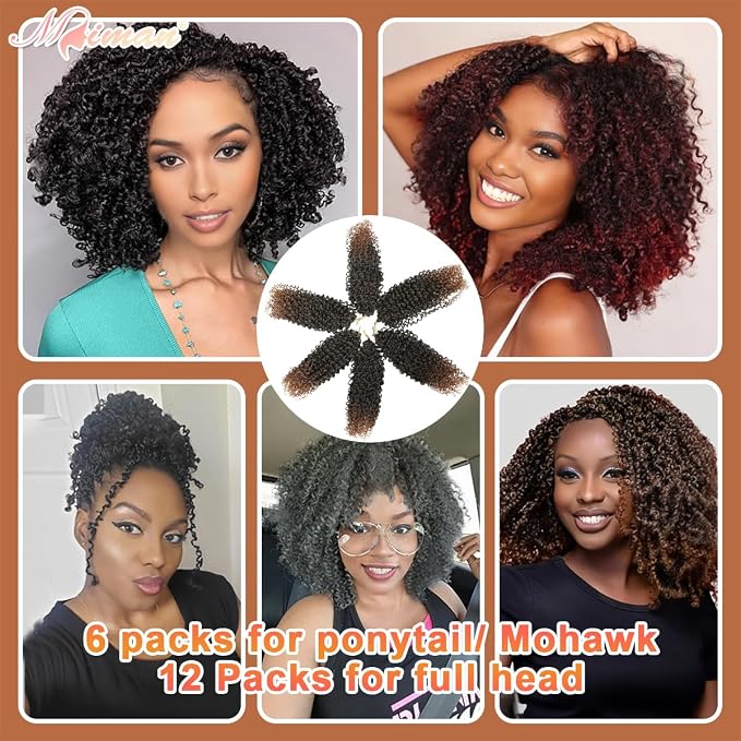 Yanky Twist Crochet Hair-Ombre Brown