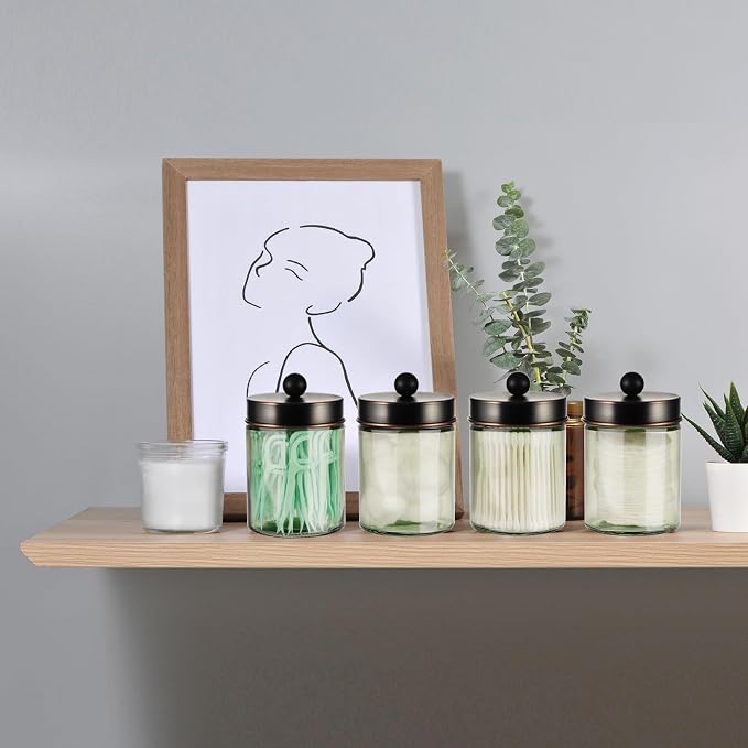 Jar Sage Green/Lid Oil Rubbed Bronze