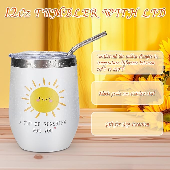 Yellow Sunflower Theme Gift Baskets - 8 Sets