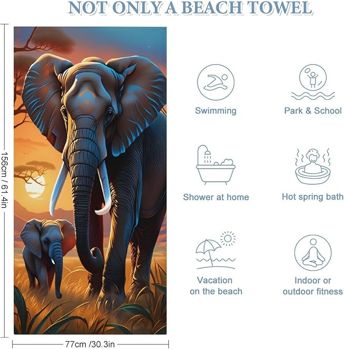 Elephant Sunset Safari