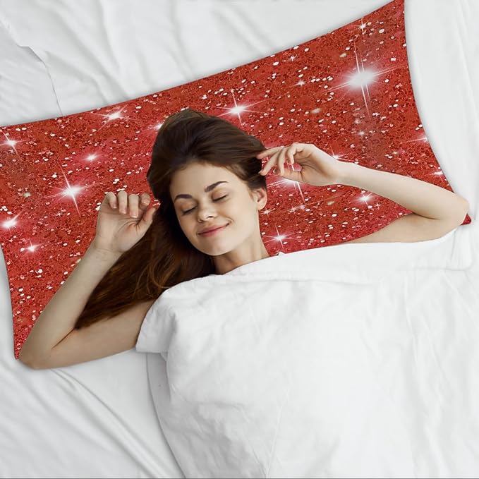 Red Glitter Stars