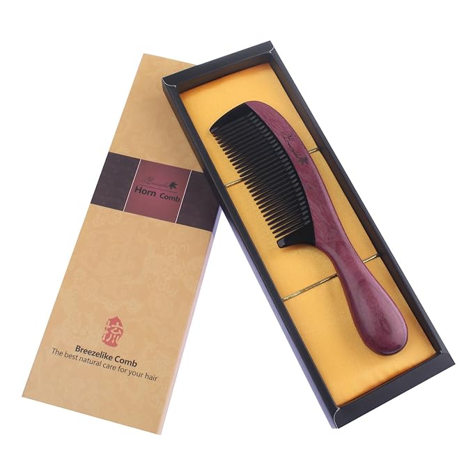 Fine Tooth & Purpleheart Handle