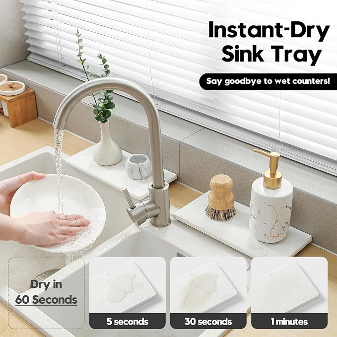 2 Pack - Marble White