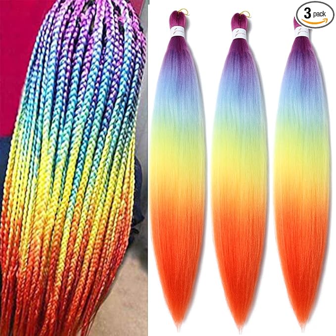 Purple-Light Blue-Yellow-Orange