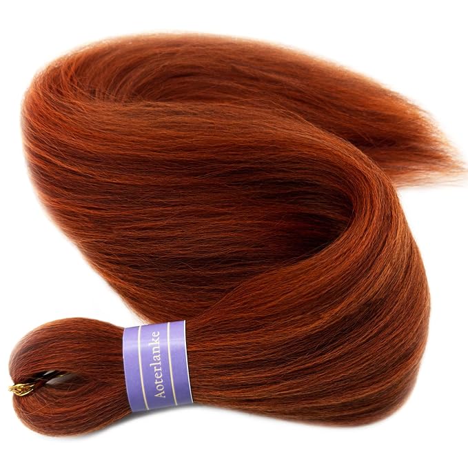 Mixed Copper Brown Braiding Hair with Boho Curls