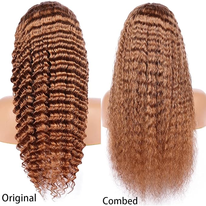 Deep Curly Brown Wig