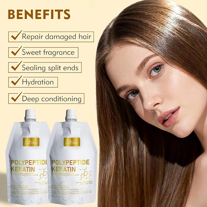 2 Pcs Keratin
