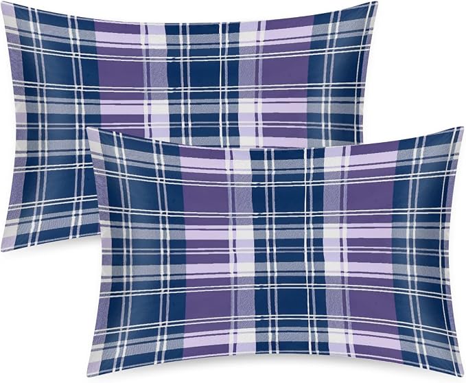 Blue Purple Plaid