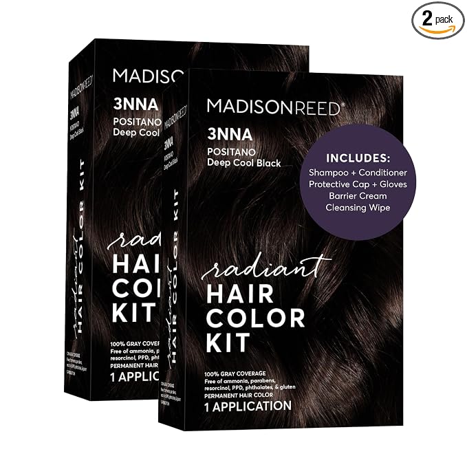 3NNA - Cool Black-Brown with Ash Undertones (Positano Black)