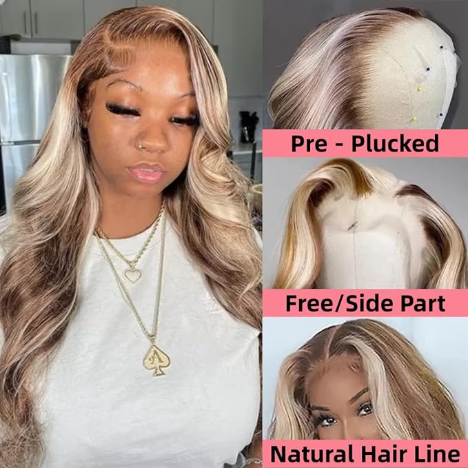 4/613 Body Wave Human Hair Wigs