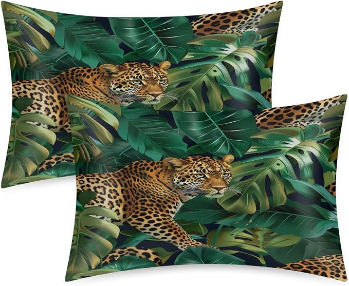 Leopard Palm Leaves